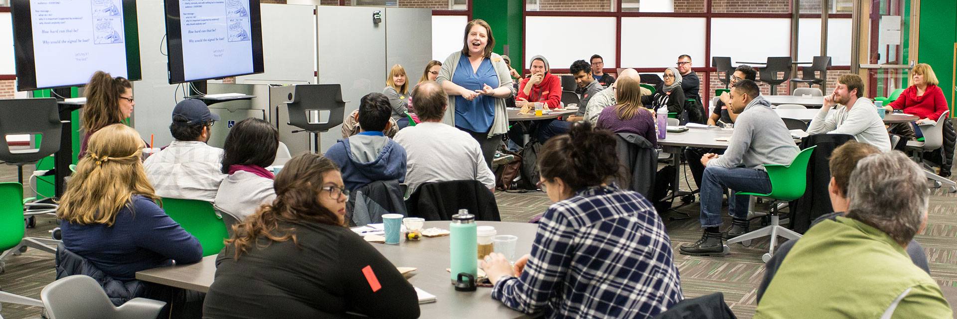 Ornate clock reading "University of North Dakota, Founded 1883"