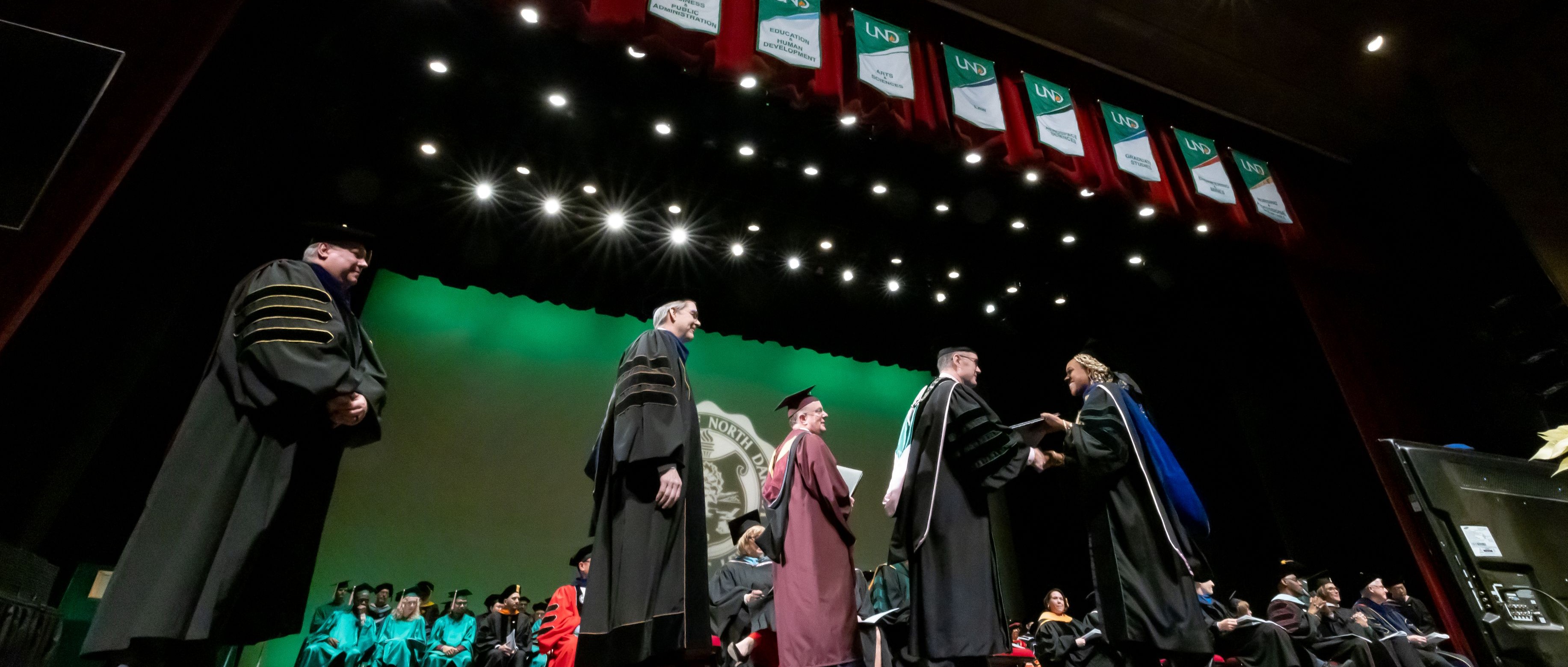 und students celebrates commencement