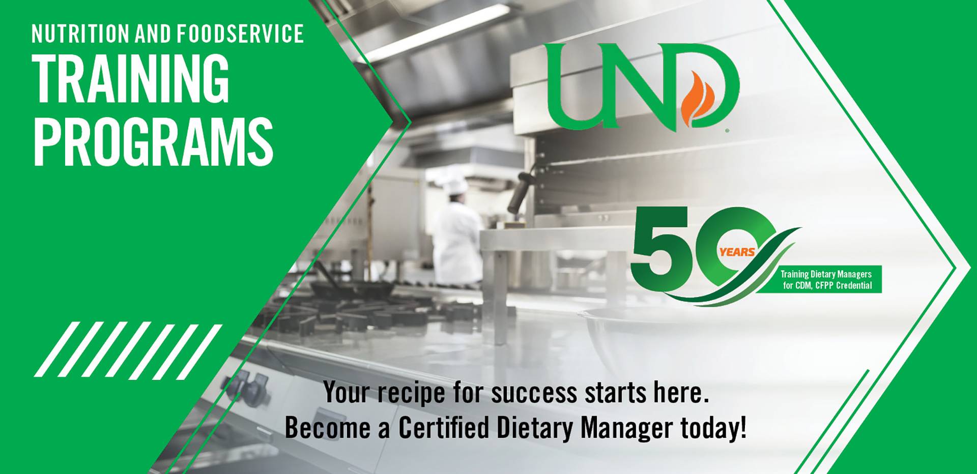 dietary manager in kitchen