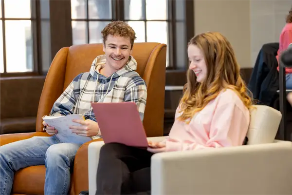 UND Online Students Studying