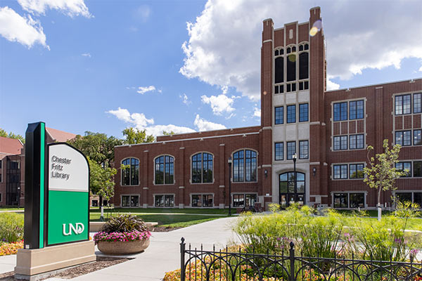 chester fritz library building