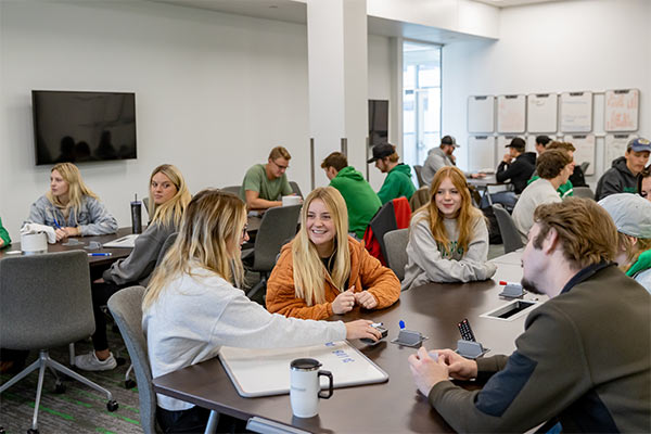 Students in the classroom