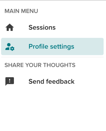Profile Settings option in the Creator Dashboard of Vevox.
