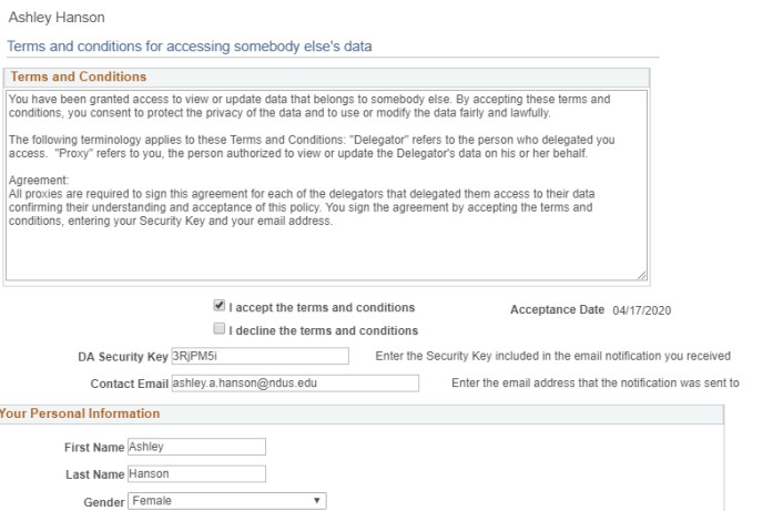 proxy screen showing key and login