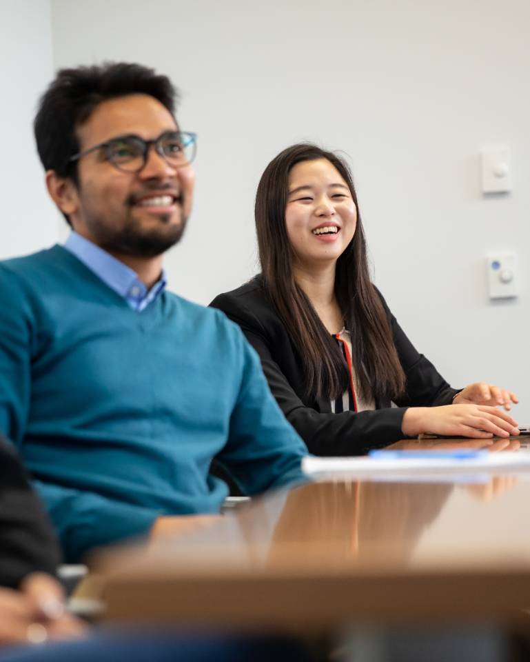 UND Students in class