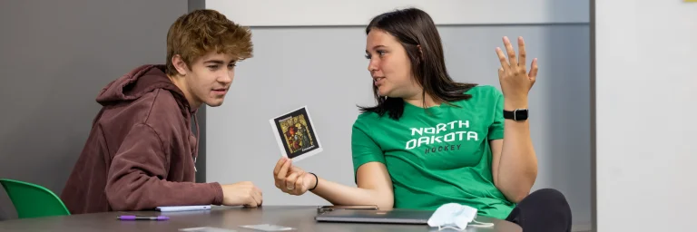 german studies students discussing