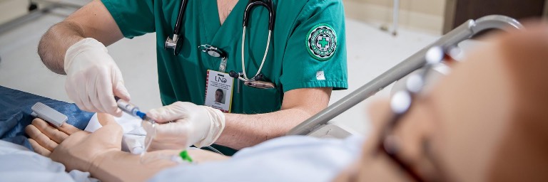 nursing student in practicum