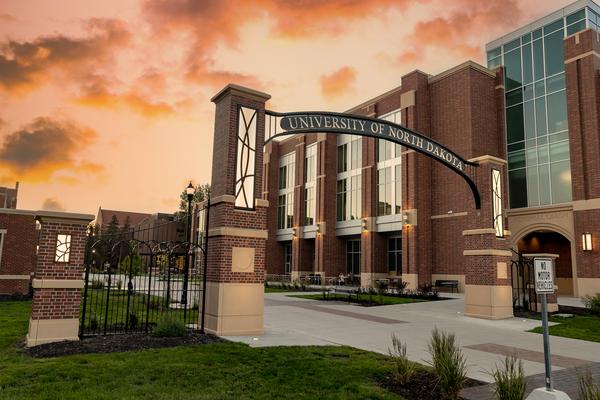 UND Campus Entrance