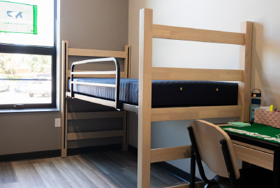 dorm bed