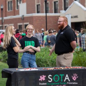 SOTA organization members talking