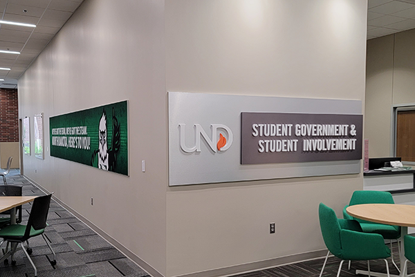 Student Government Student Government office sign