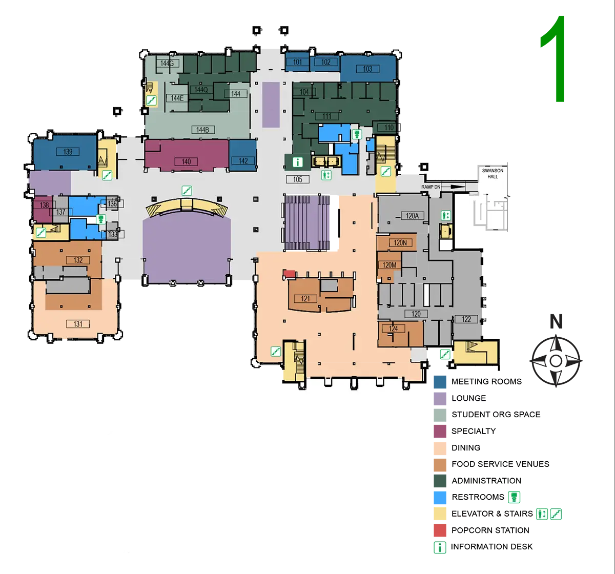 MU main floor map