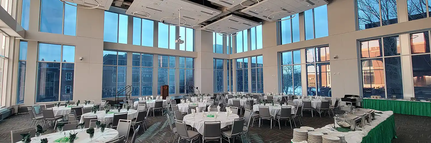 Henry Family Ballroom banquet setup